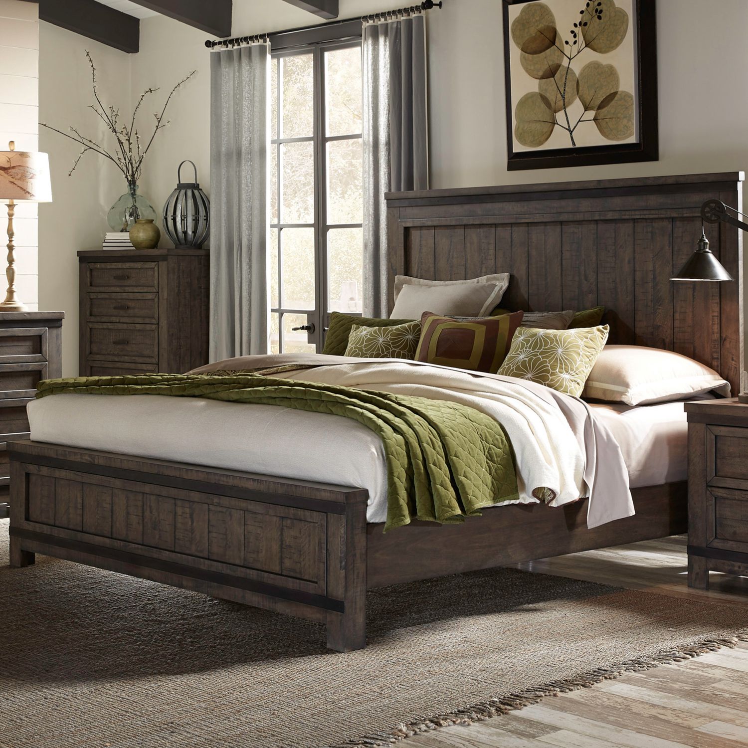 Thornwood Hills Bedroom Set | Rustic Industrial | Liberty