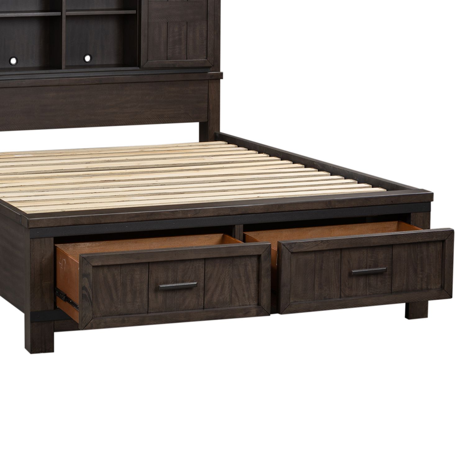 Thornwood Hills Bookcase Bedroom Set | Rustic Storage