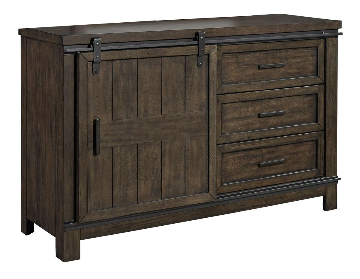 Thornwood Hills Bookcase Bedroom Set | Rustic Storage