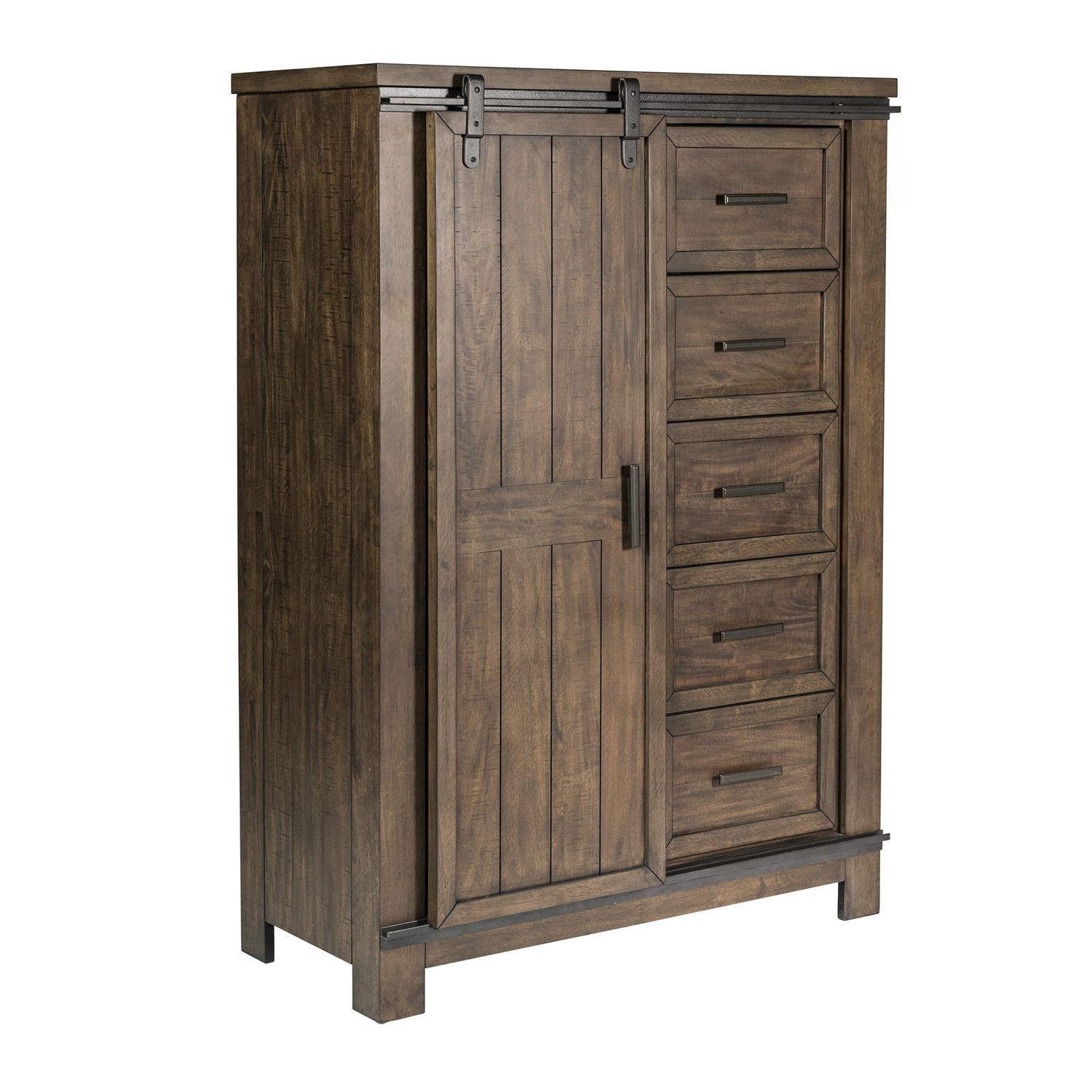 Thornwood Hills Bookcase Bedroom Set | Rustic Storage