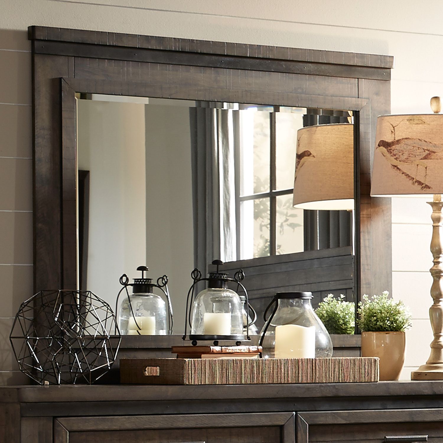 Thornwood Hills Bookcase Bedroom Set | Rustic Storage