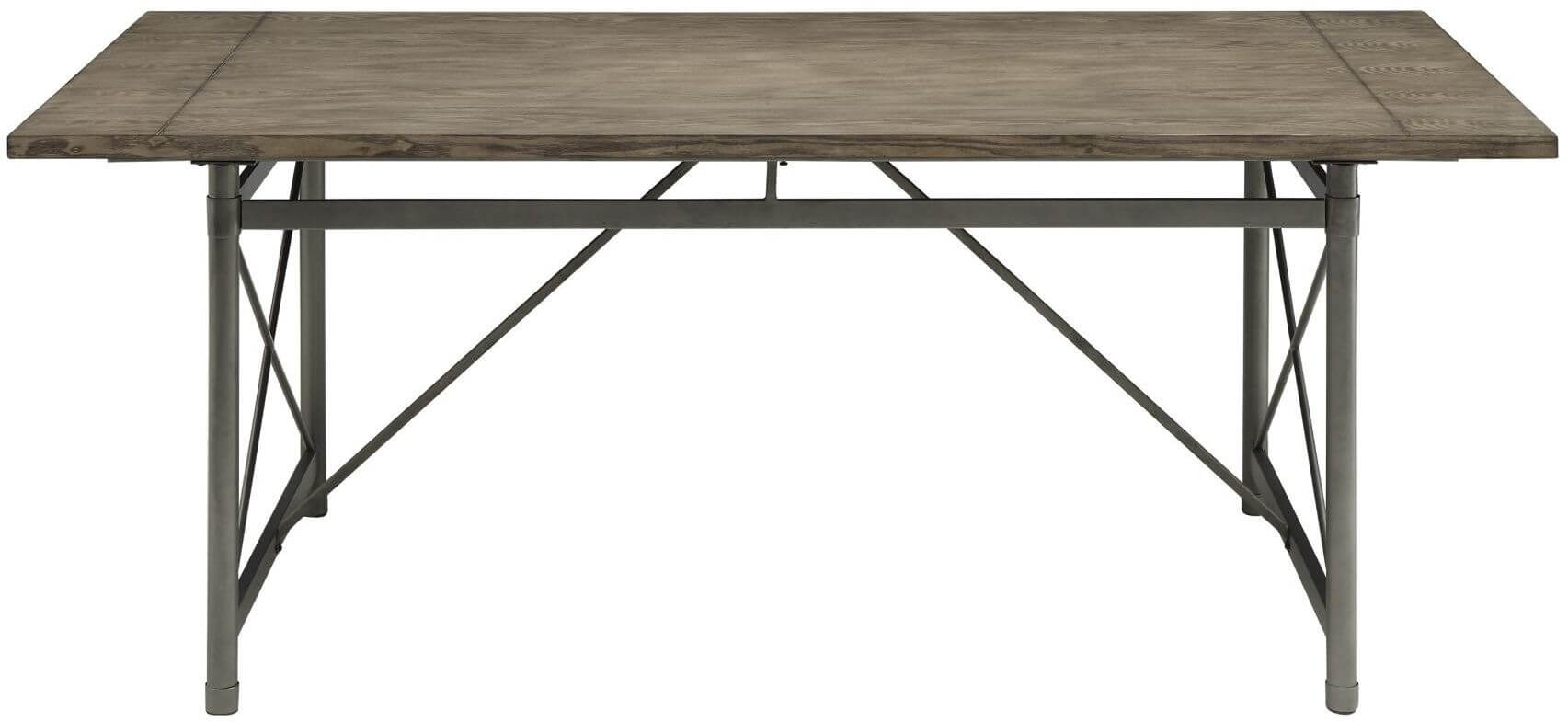 Springer Rustic Rectangular Metal Dining Table