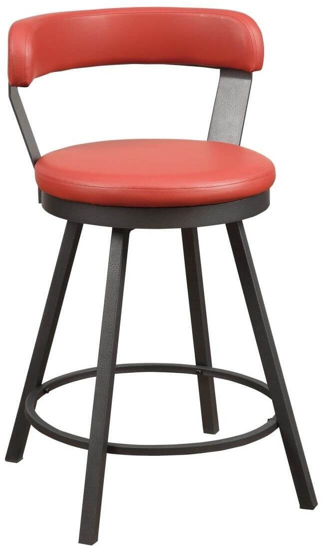 Appert Industrial Swivel Counter Height Chair