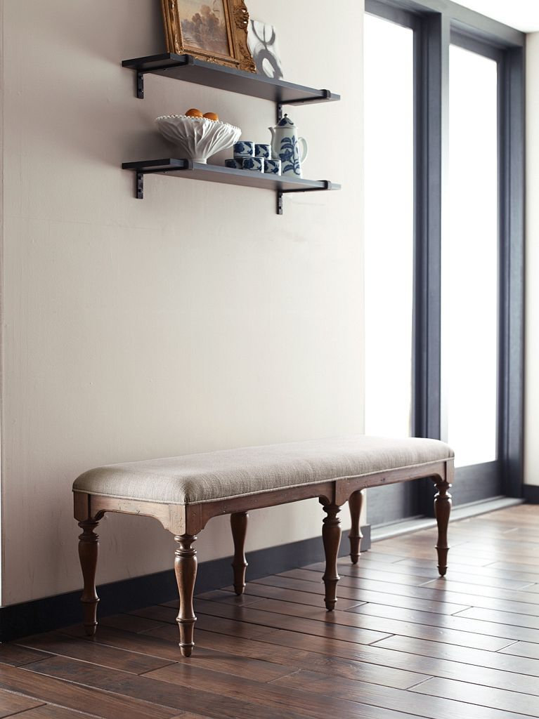 Weatherford Belmont Fabric/Wood Dining Bench