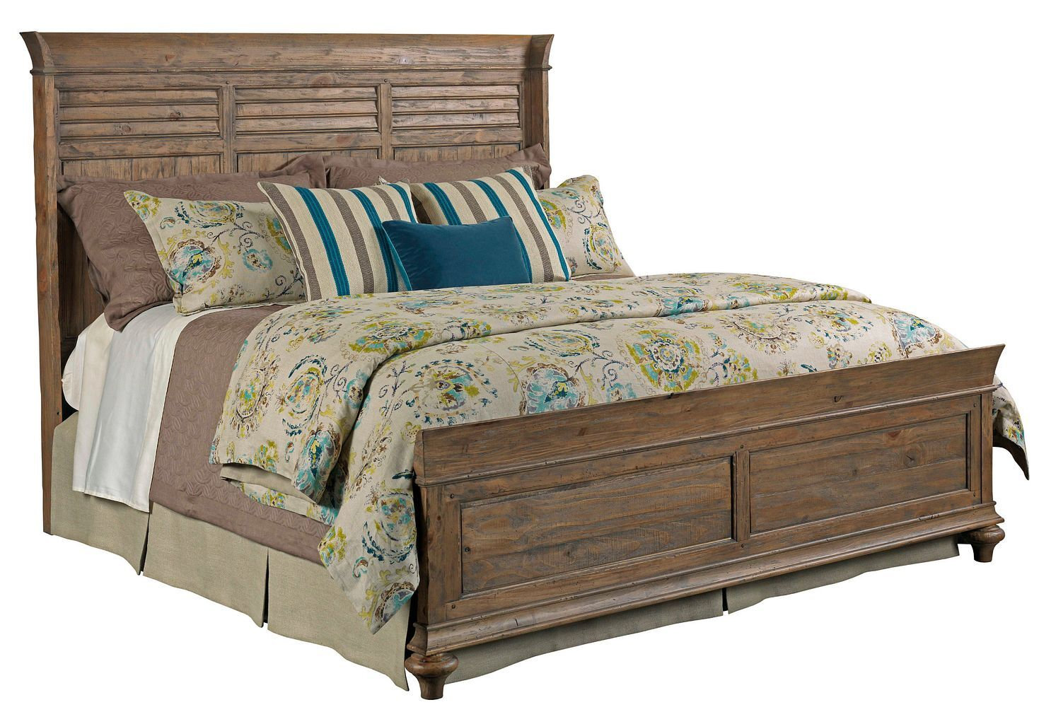 Weatherford Shelter Wood Panel Bed