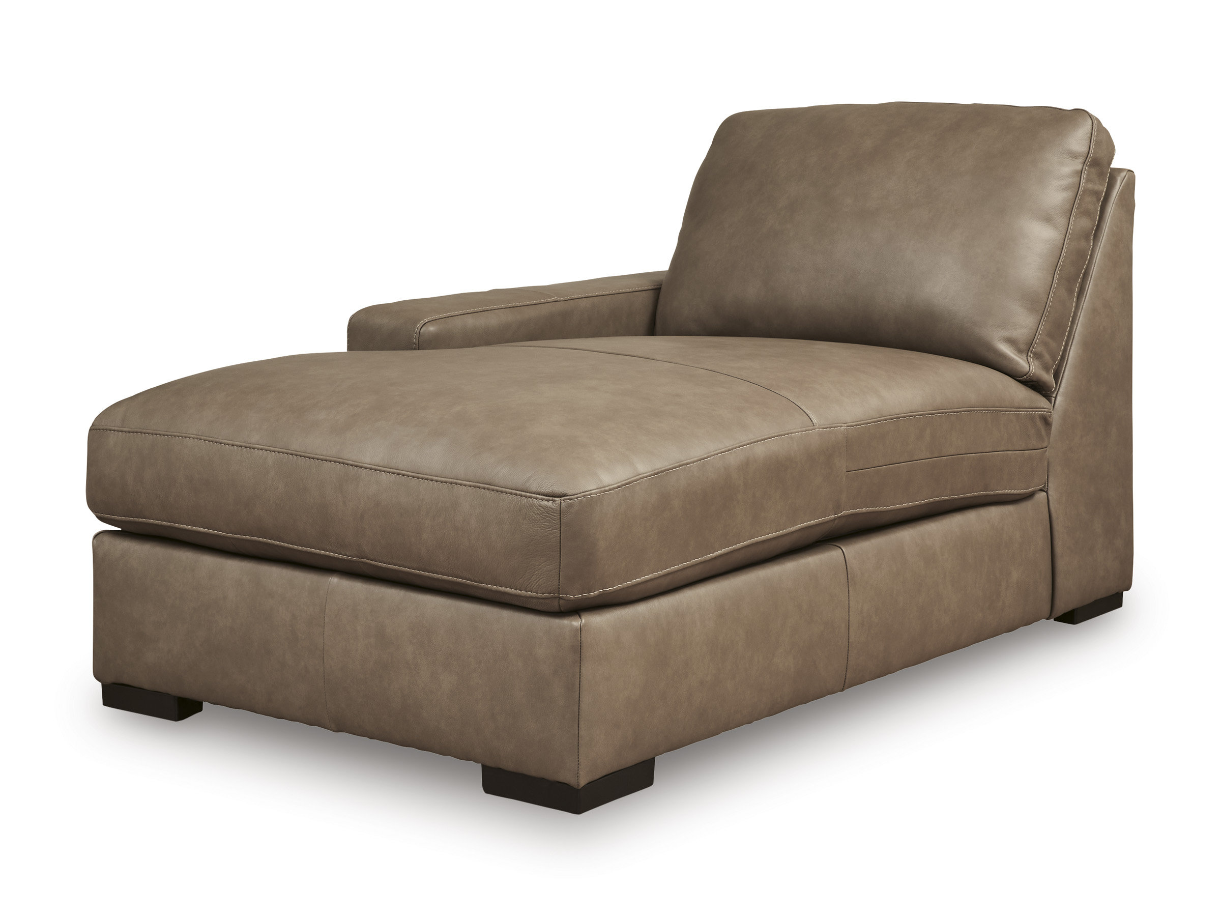 Veronella U-Shaped Leather 5-Piece Sectional with Chaise