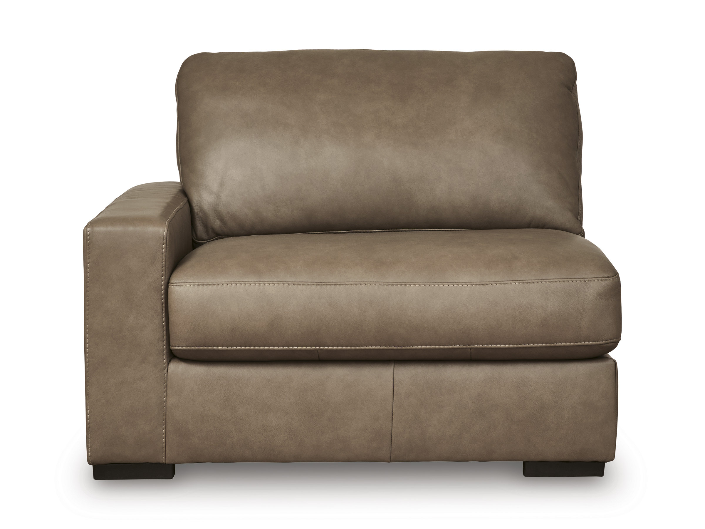 Veronella Leather 2-Piece Modular Loveseat