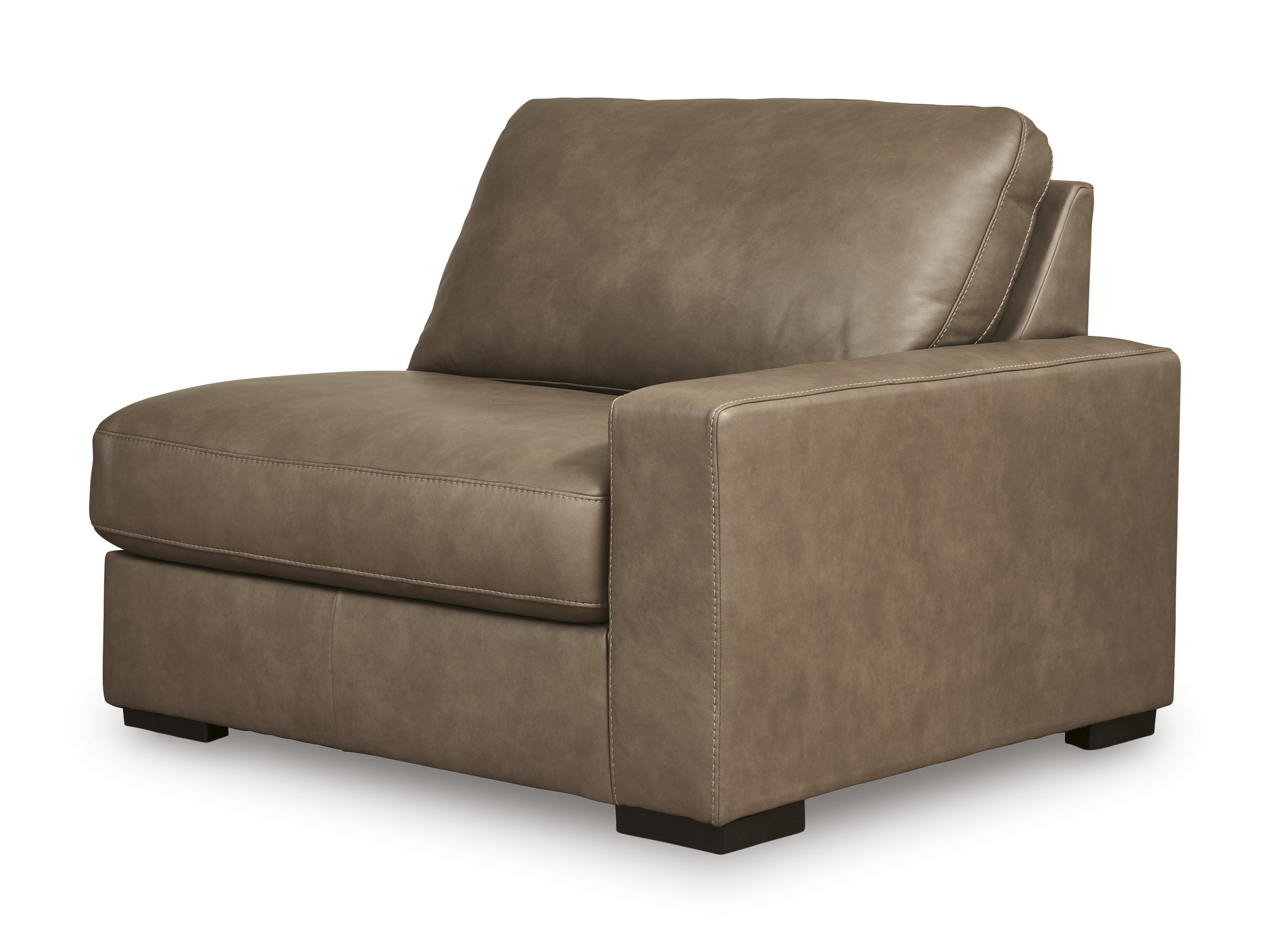 Veronella U-Shaped Leather 5-Piece Sectional with Chaise