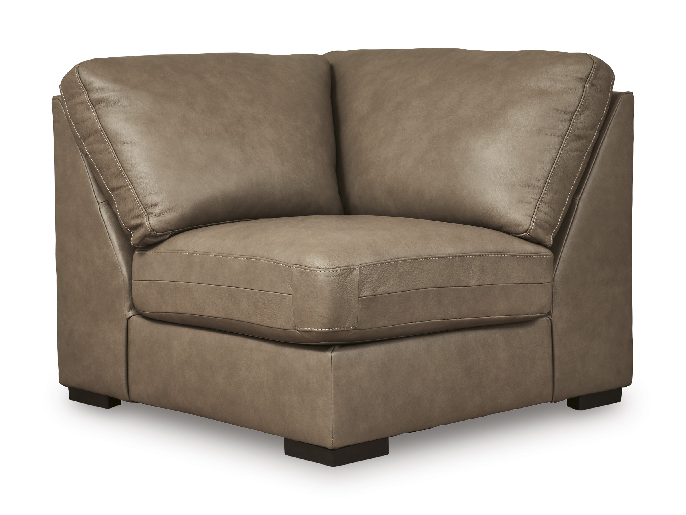 Veronella U-Shaped Leather 5-Piece Sectional with Chaise