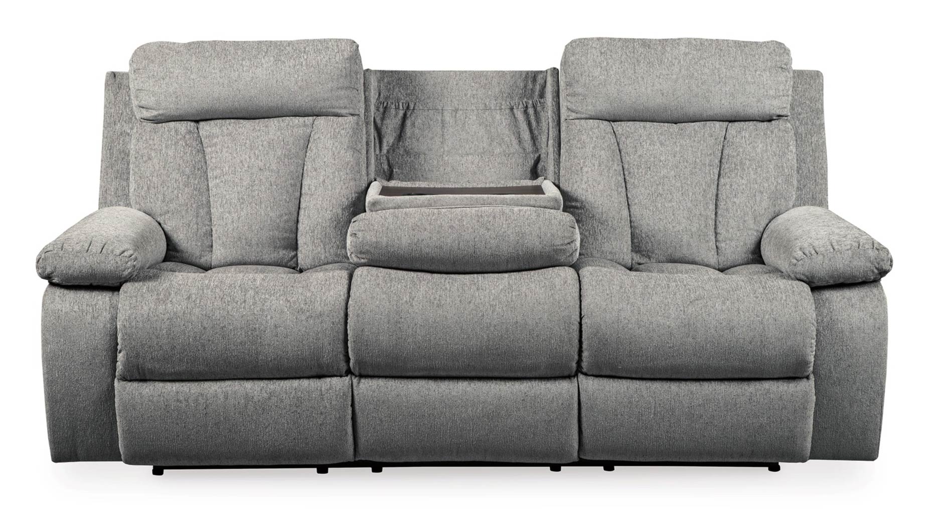 Mitchiner Polyester Reclining Sofa w/Drop Down Table
