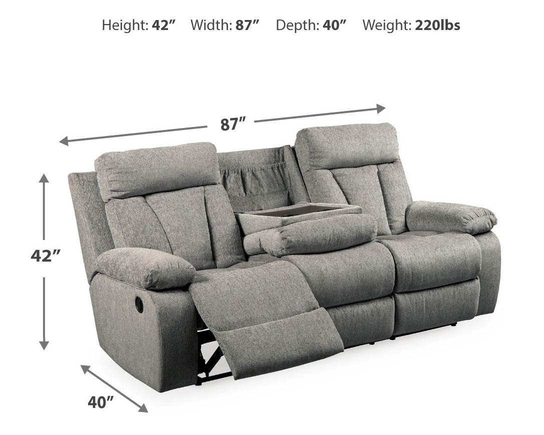Mitchiner Polyester Reclining Living Room Set