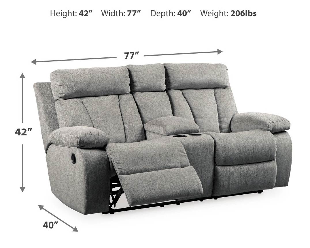 Mitchiner Polyester Reclining Living Room Set