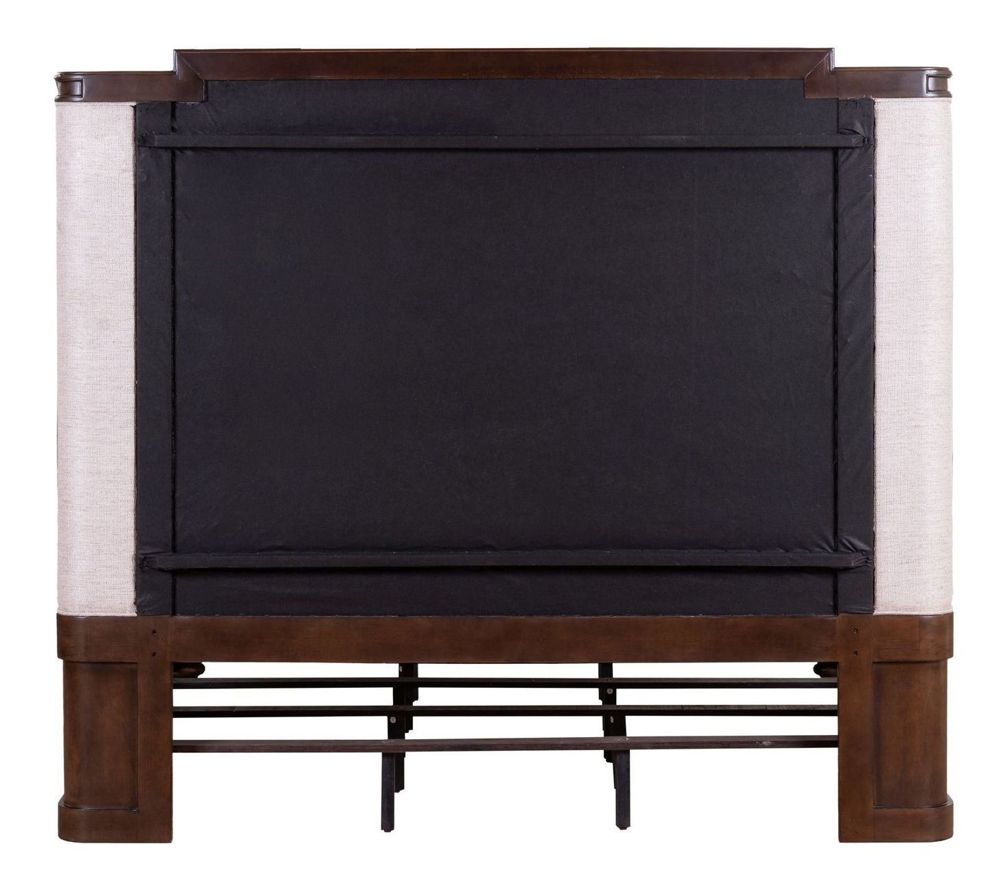 Provence Park Chenille/Wood King Size Shelter Platform Bed