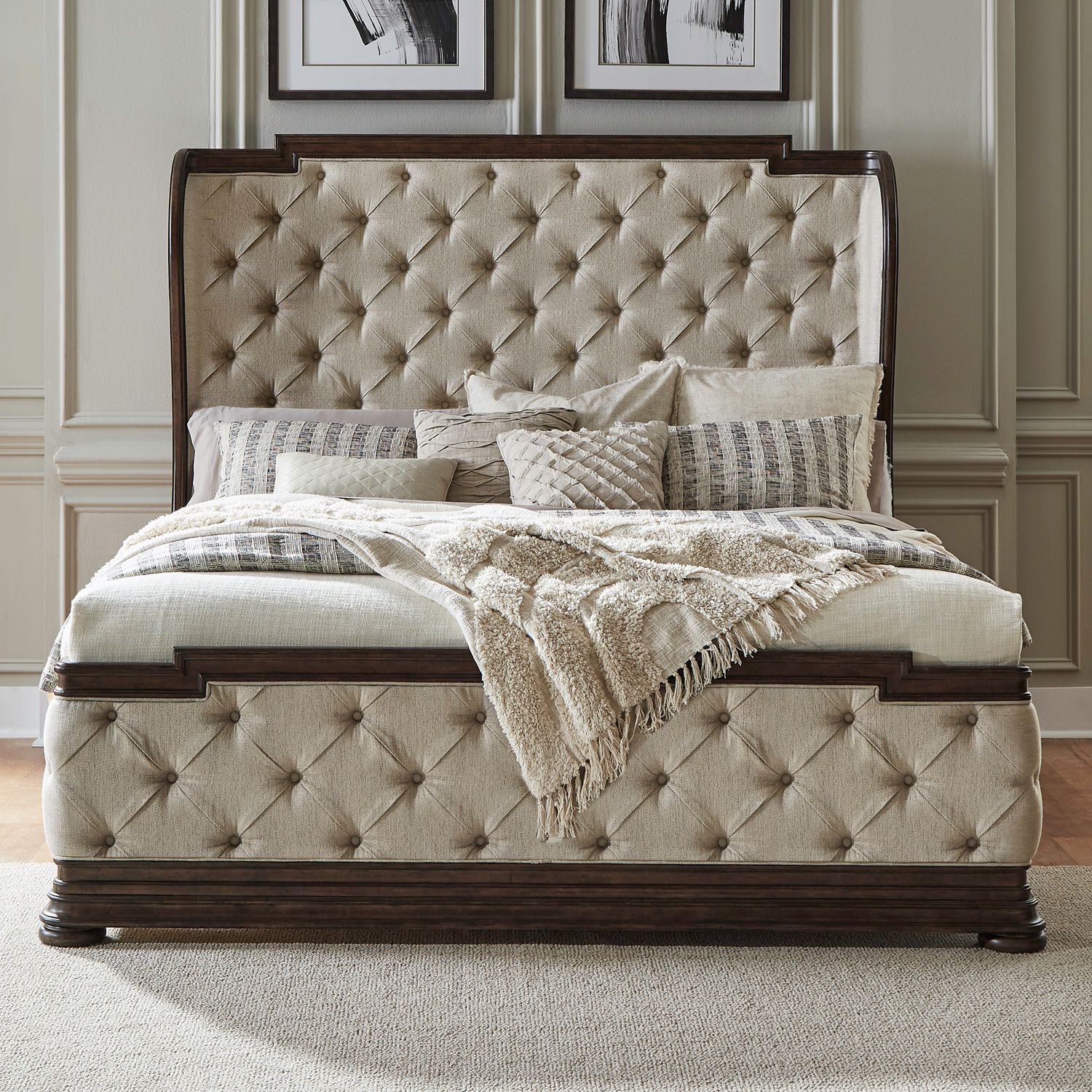 Provence Park Shelter Bed | Upholstered Platform Bed | Liberty