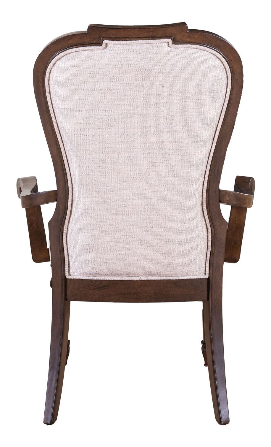 Provence Park Chenille/Wood Arm Chair