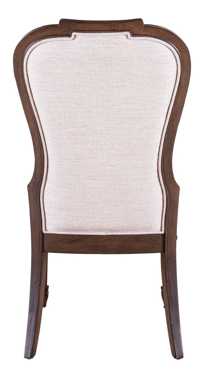 Provence Park Chenille/Wood Side Chair