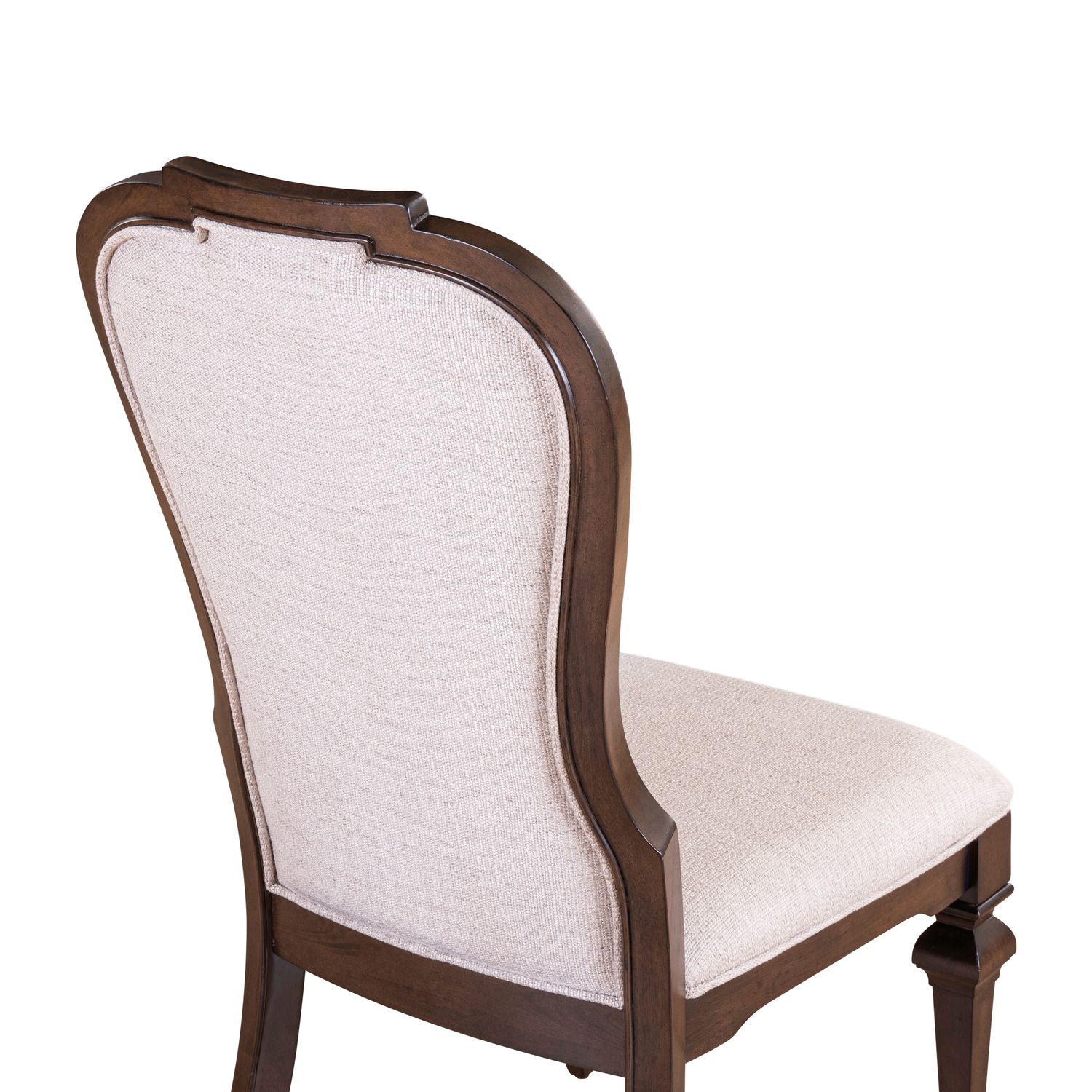 Provence Park Chenille/Wood Side Chair