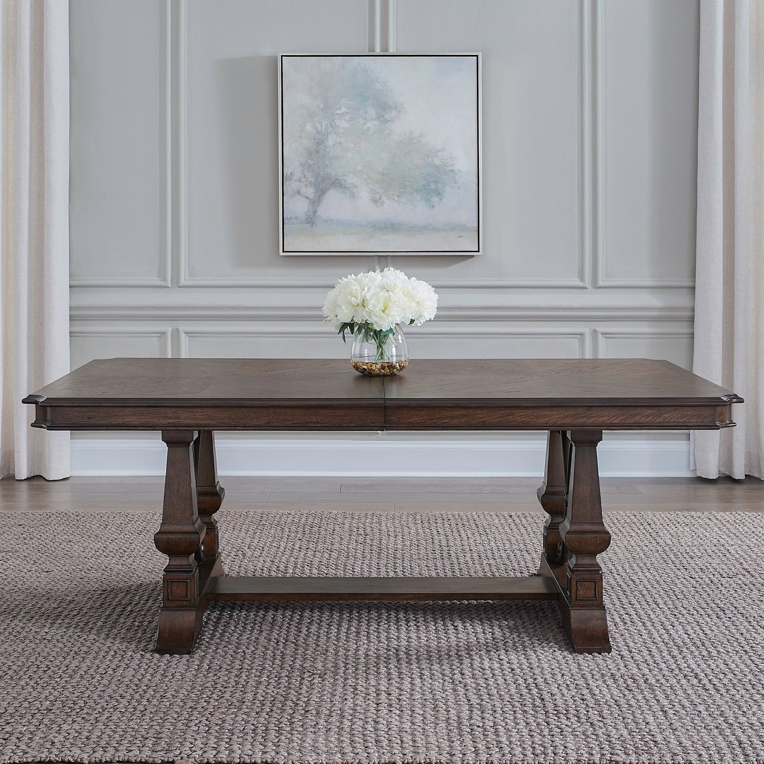 Provence Park Dining Set | Extendable Trestle Table | Liberty