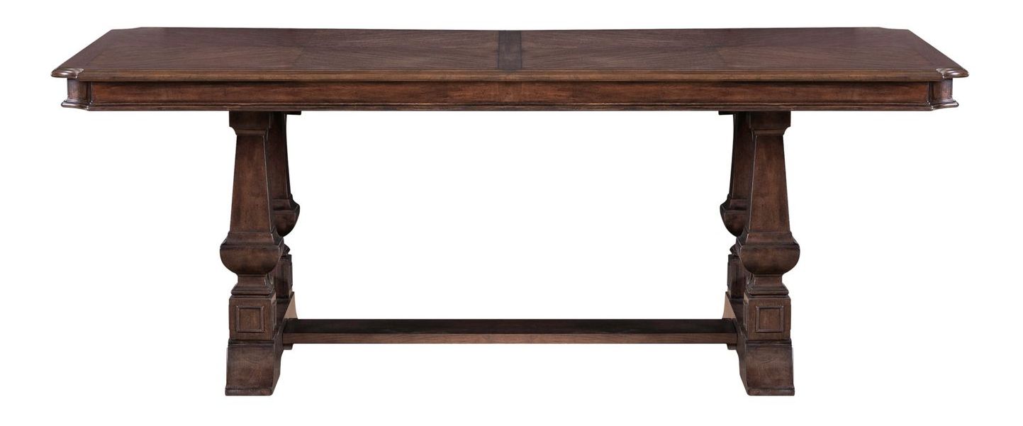 Provence Park Rectangular Wood Extendable Trestle Dining Table