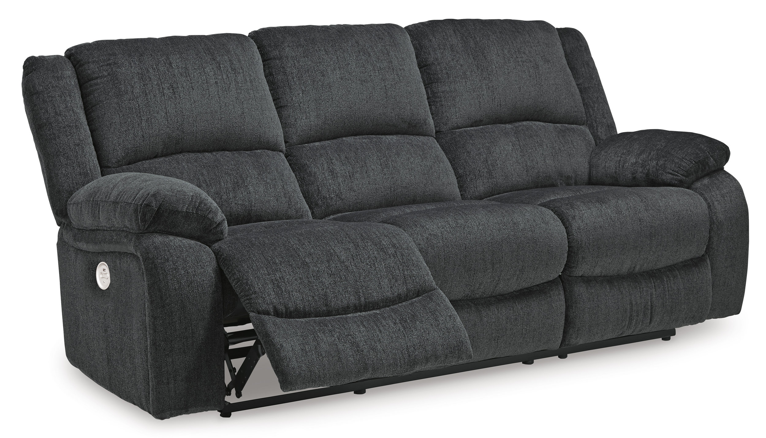 Draycoll Polyester Power Reclining Living Room Set