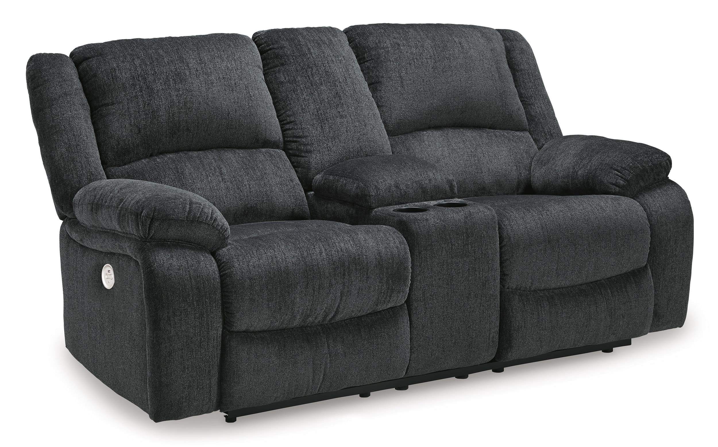 Draycoll Polyester Power Reclining Living Room Set