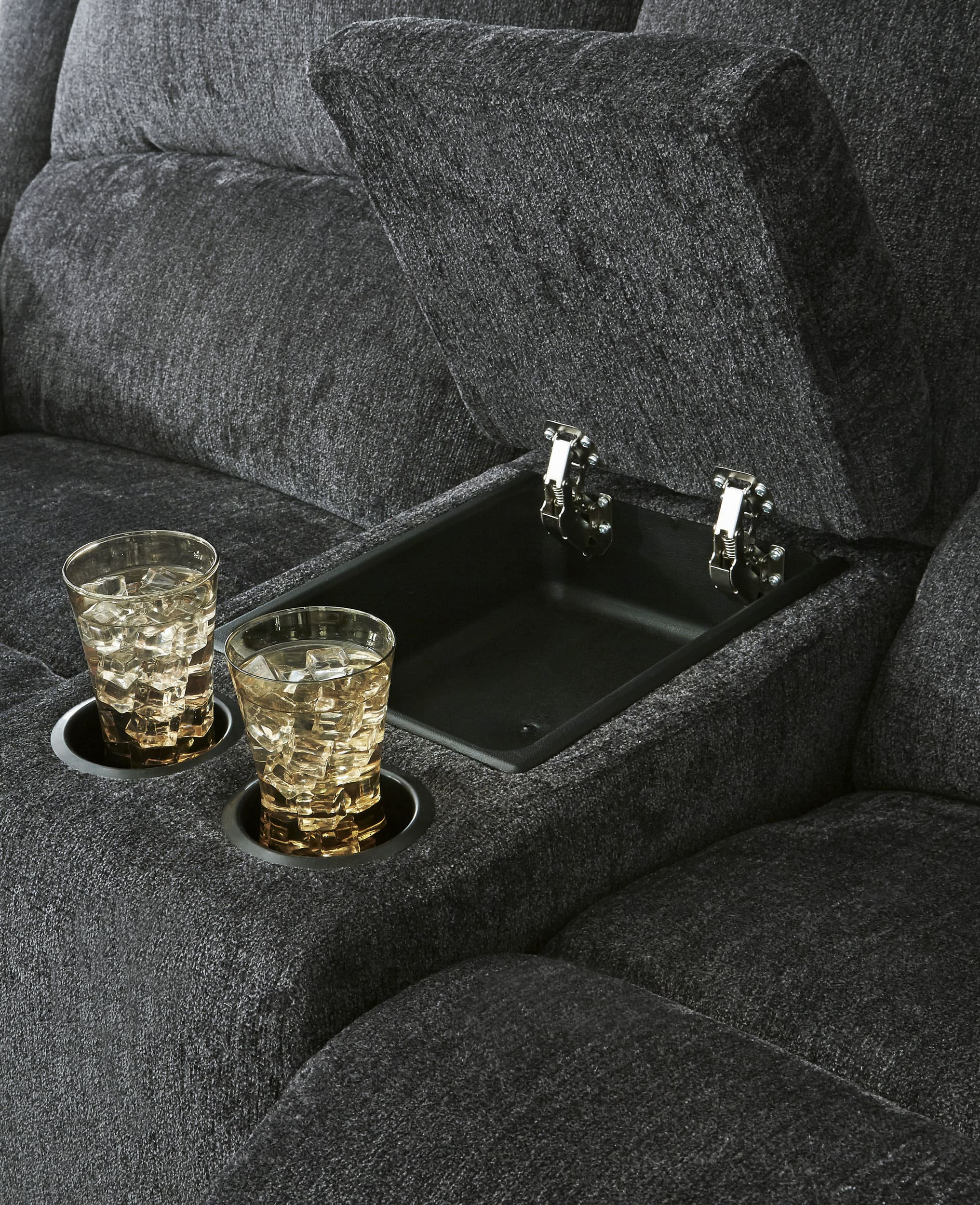 Ashley Draycoll Loveseat With 2 Cup Holder