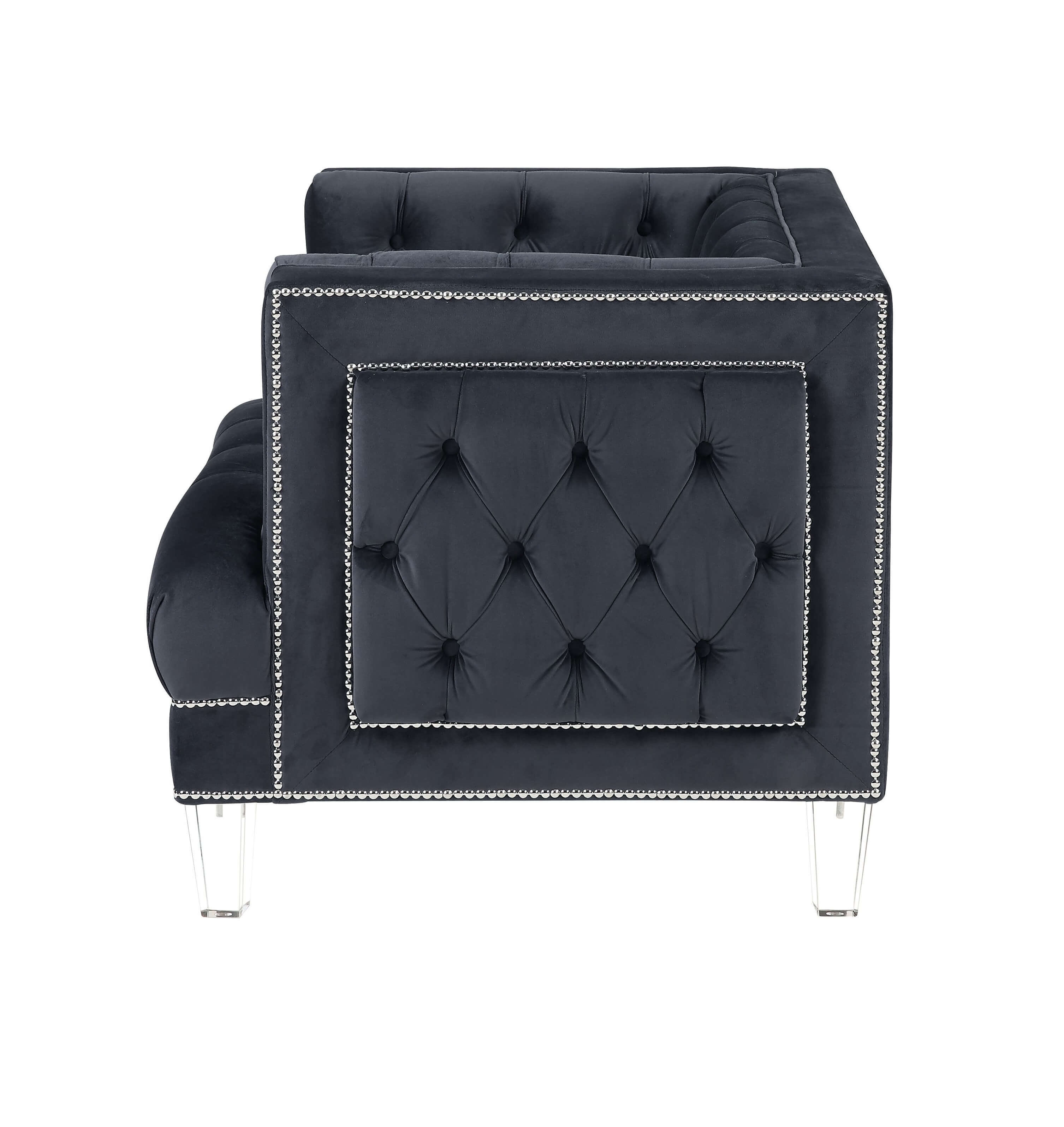 Ansario Velvet Tufted Sofa