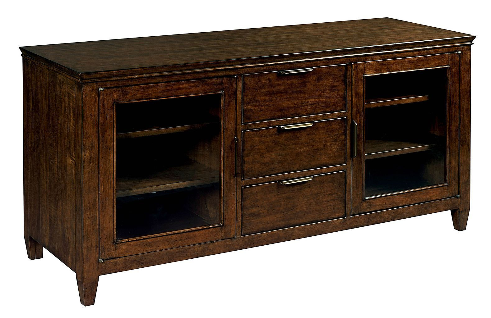 Elise Accord 58-inch Wood 3-Drawer Entertainment Console w/2 Doors