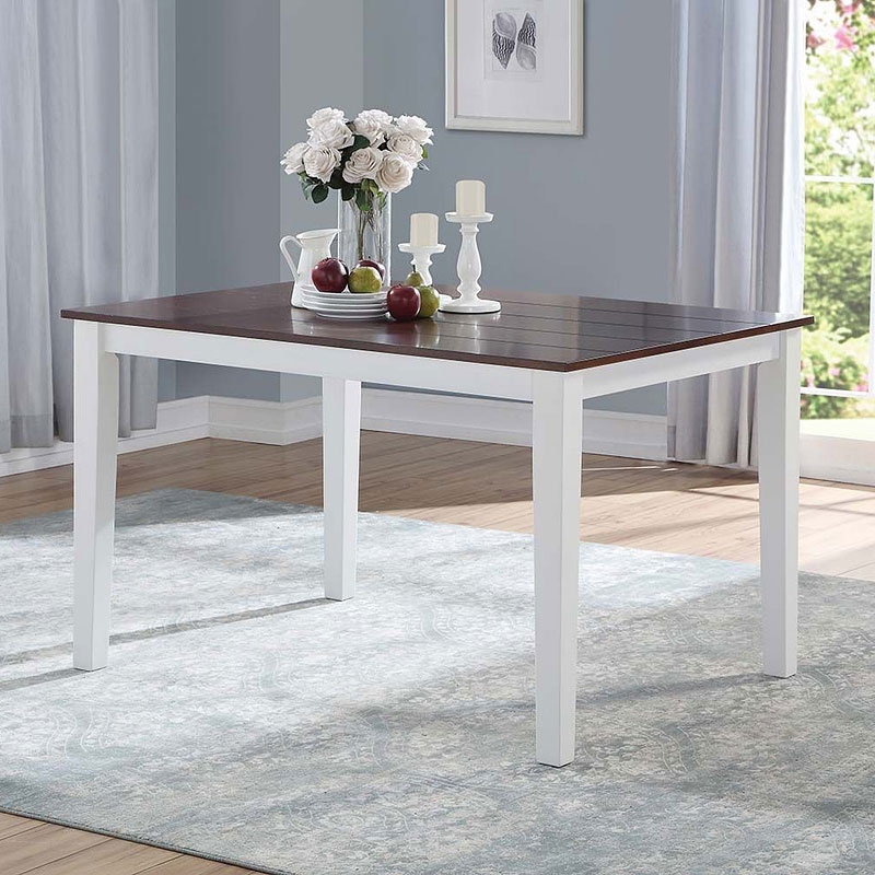 Green Leigh Wood Dining Room Set