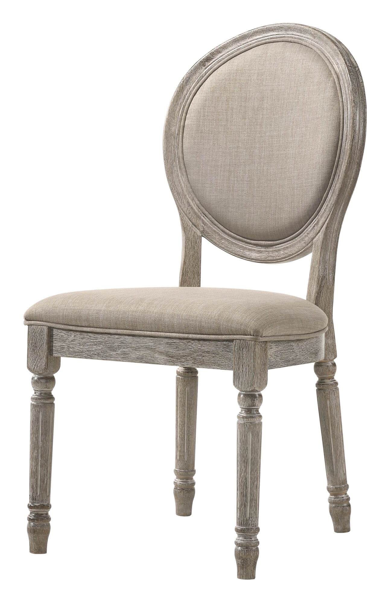 Faustine Fabric/Wood Dining Chair