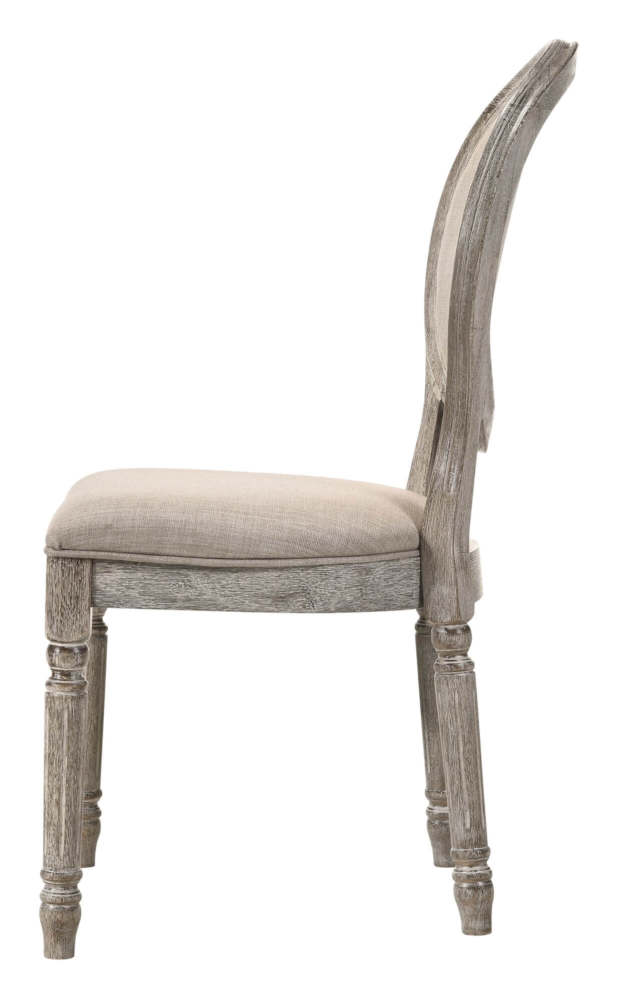 Faustine Fabric/Wood Dining Chair