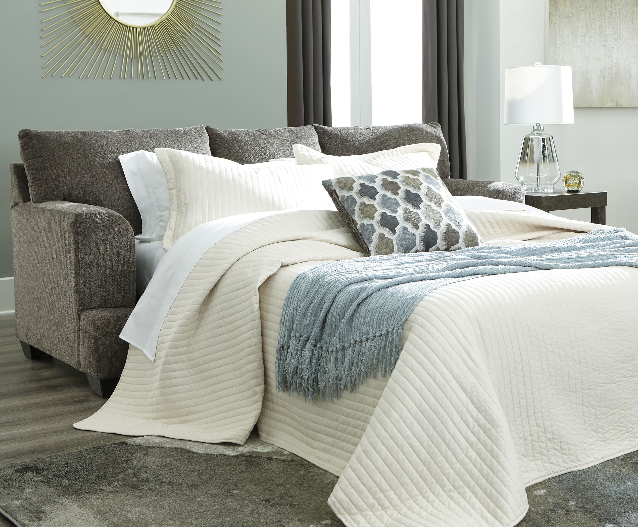 Dorsten Polyester Living Room Set