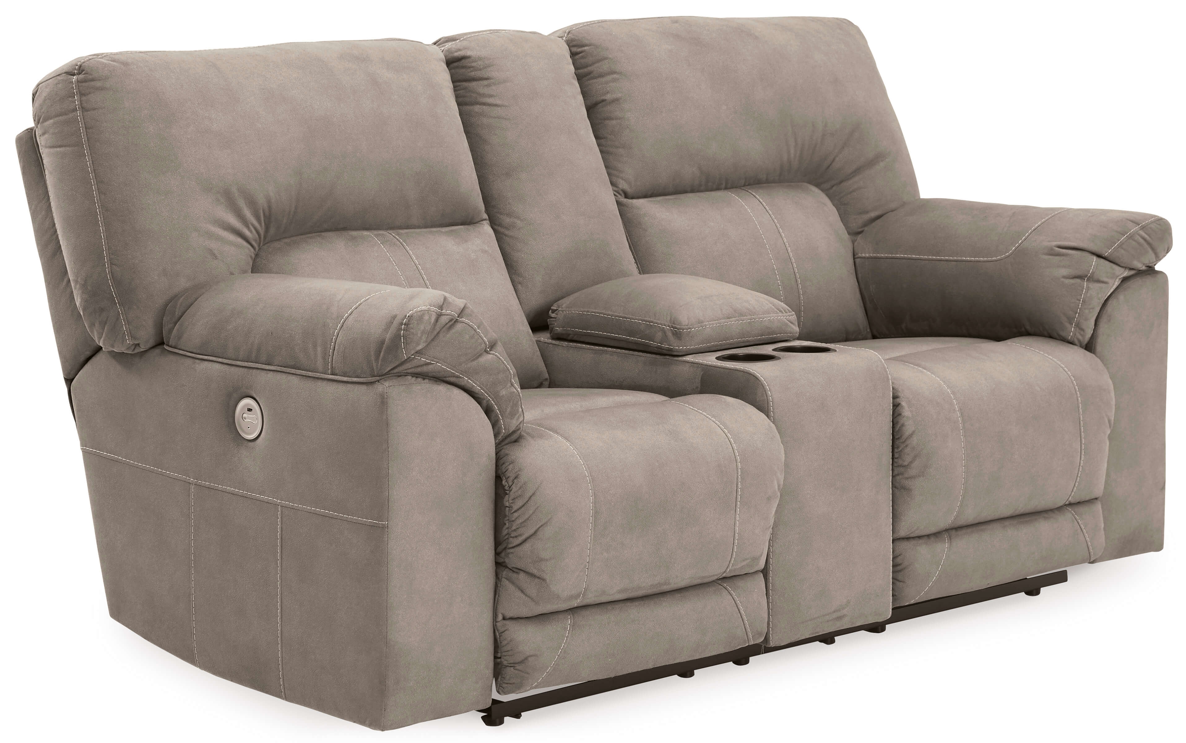 Ashley Cavalcade Polyester Reclining Loveseat