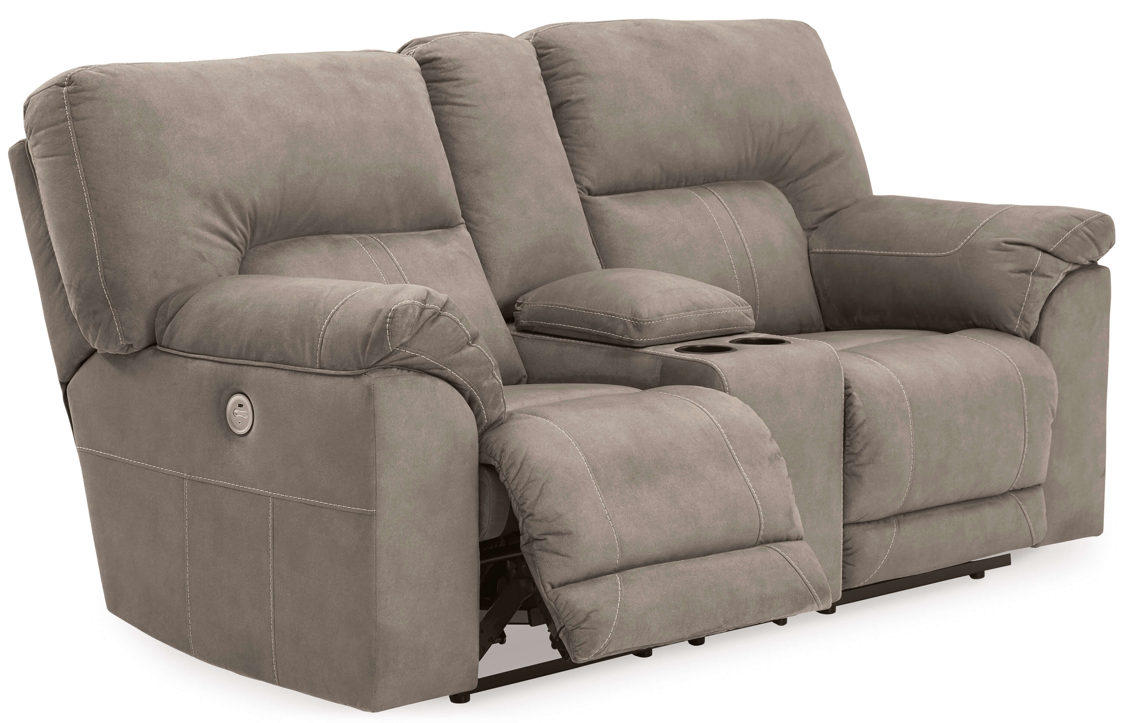 Ashley Cavalcade Polyester Power Reclining Loveseat