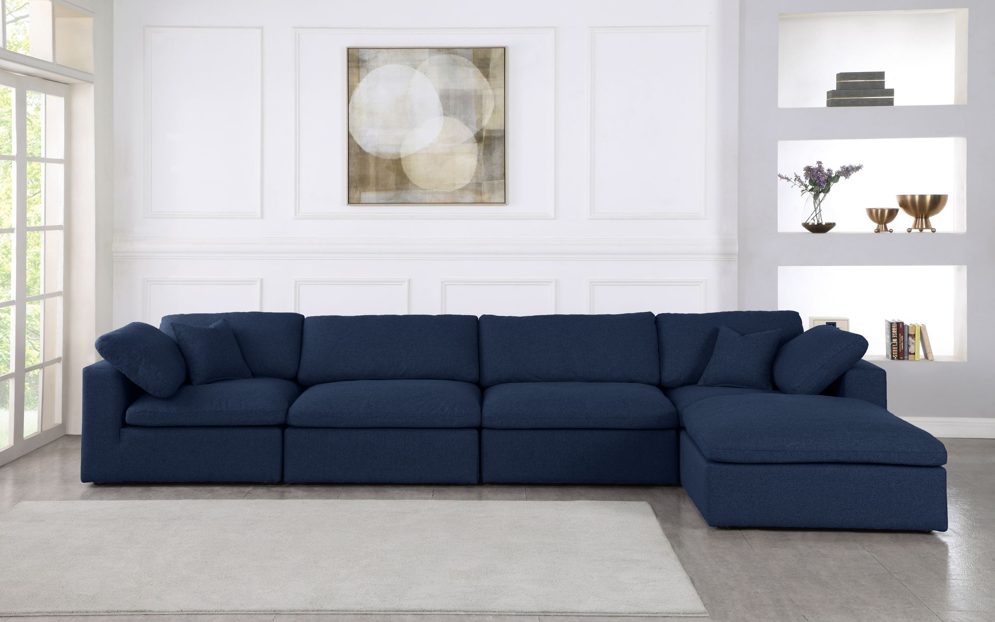 Serene 158" Modular Sofa Right Arm Chaise by Meridian