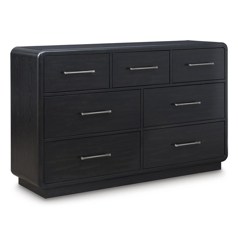 SM Rowanbeck Wood Upholstered Panel Bedroom Set
