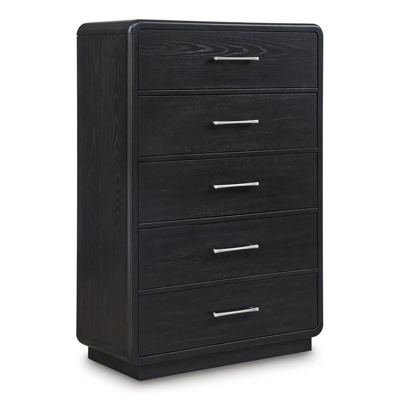 SM Rowanbeck Wood Upholstered Panel Bedroom Set