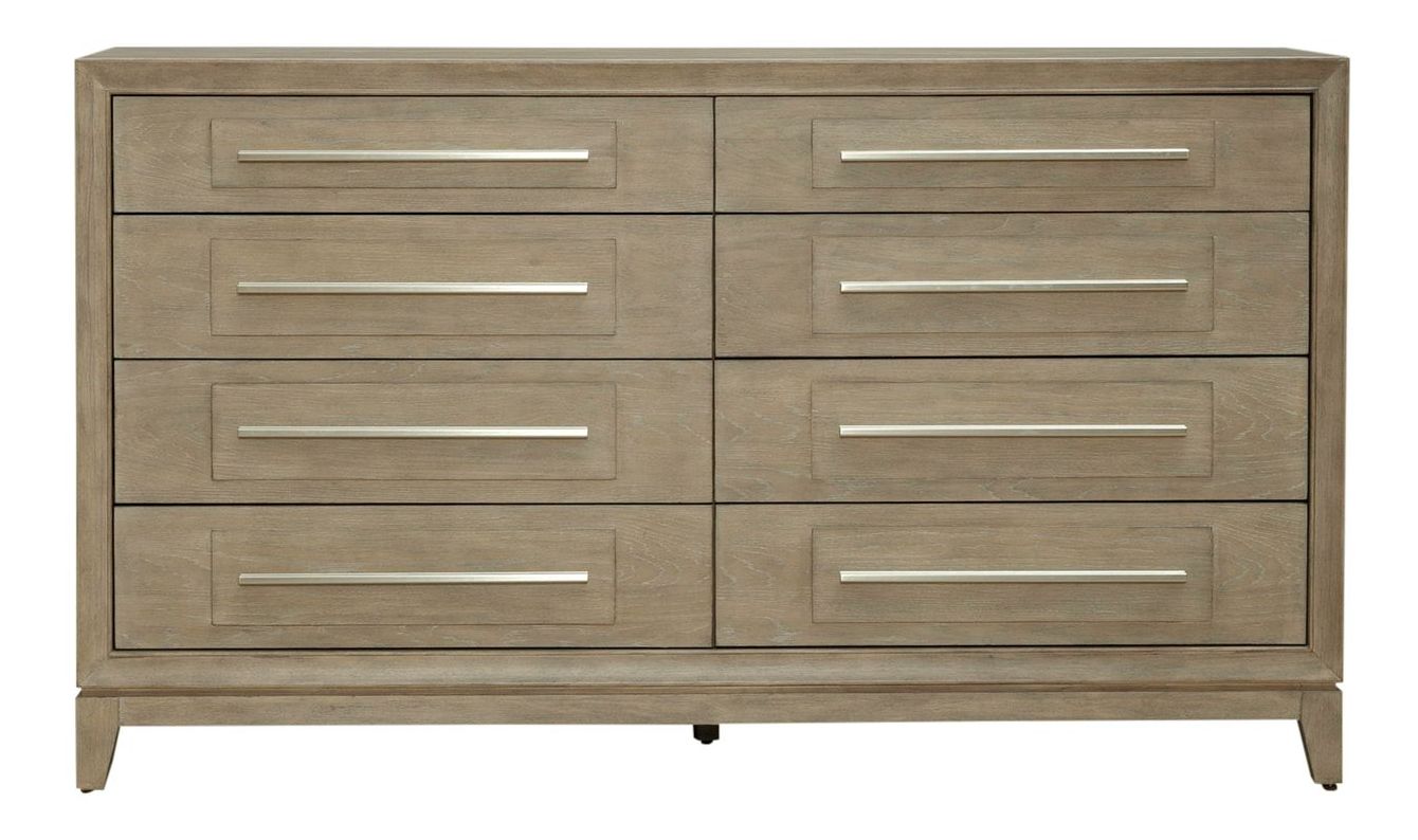 Brentwood Wood 8-Drawer Double Dresser