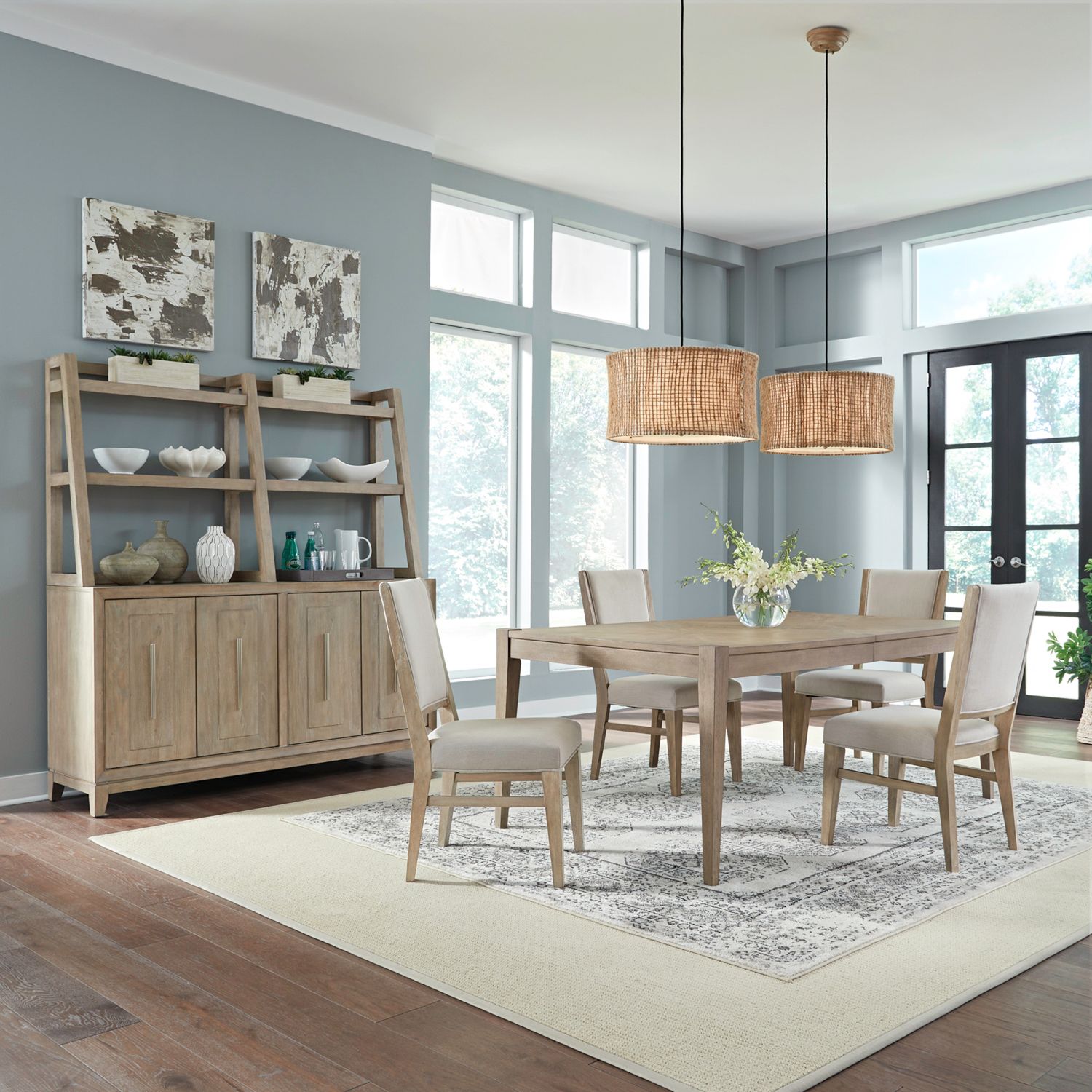 Brentwood Rectangular Wood Extendable Dining Table
