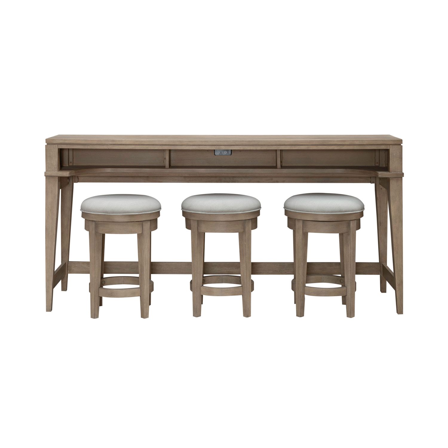 Brentwood 3-Piece Wood Cocktail Table Set | Sandstone Finish