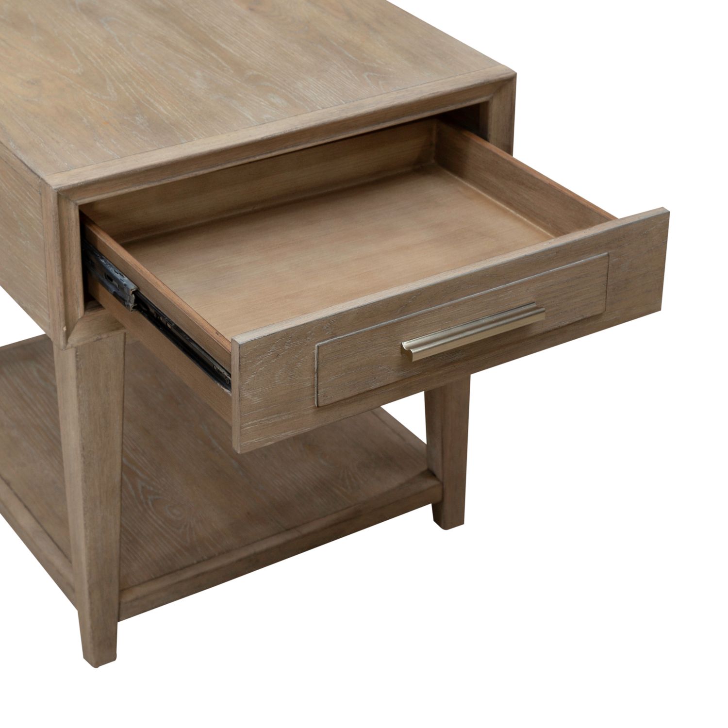 Brentwood Rectangular Wood 1-Drawer End Table