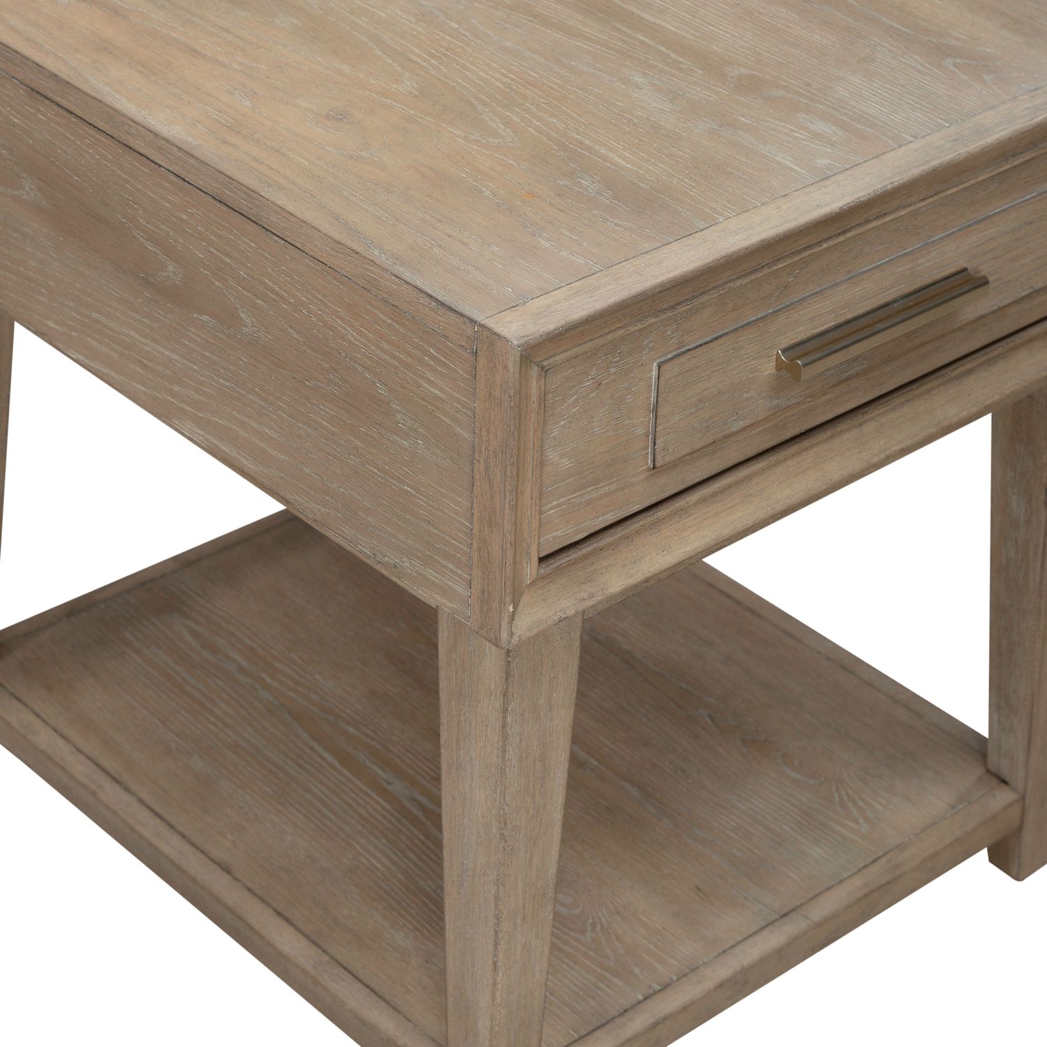 Brentwood Rectangular Wood 1-Drawer End Table
