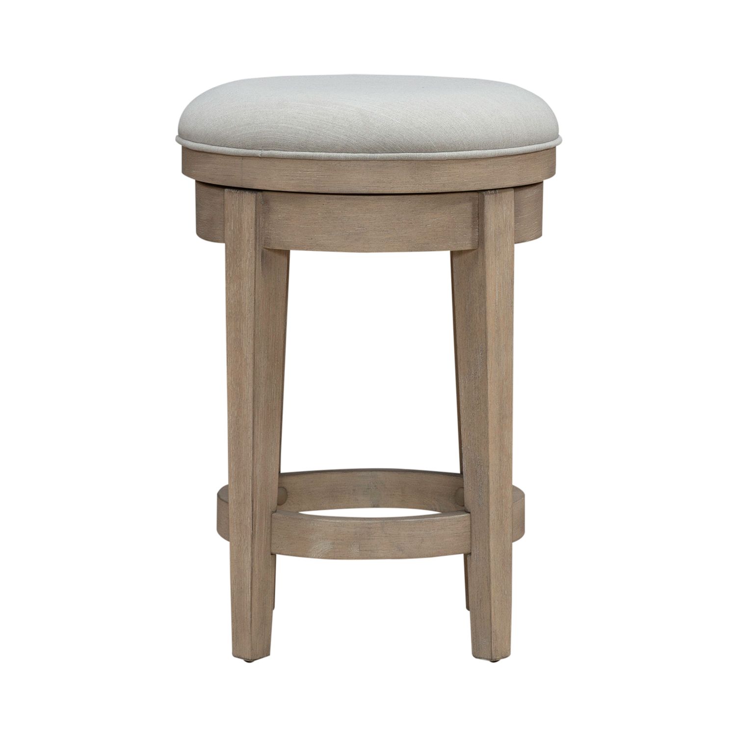 Brentwood Fabric/Wood Swivel Console Stool
