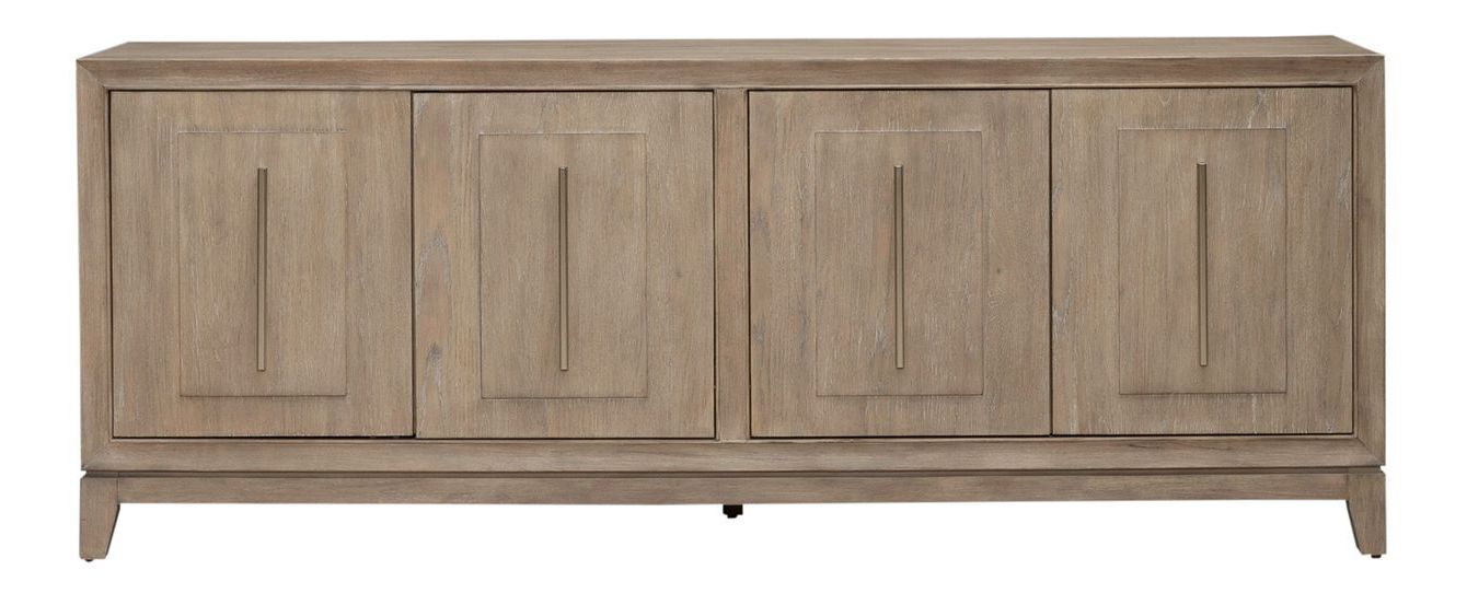 Brentwood 78-inch Wood 4-Door TV Console