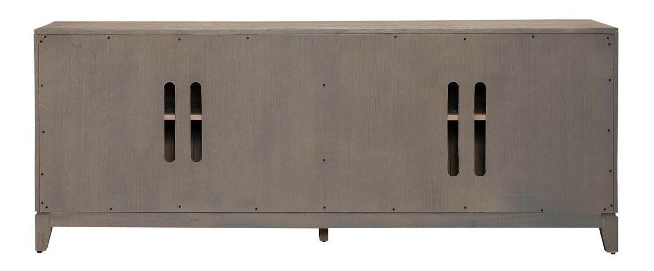 Brentwood 78-inch Wood 4-Door TV Console