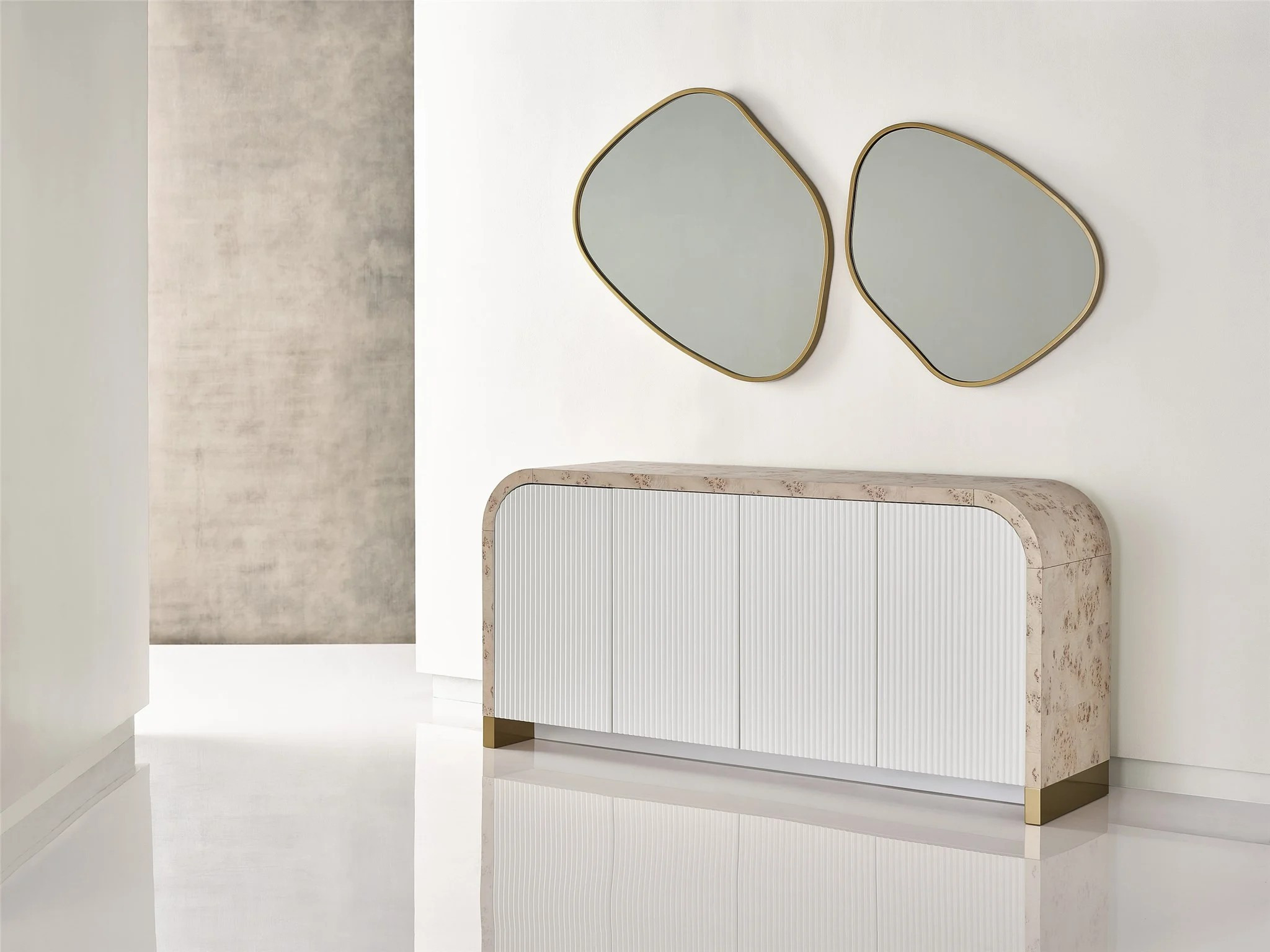 Gallett Metal Accent Mirror, Small Size