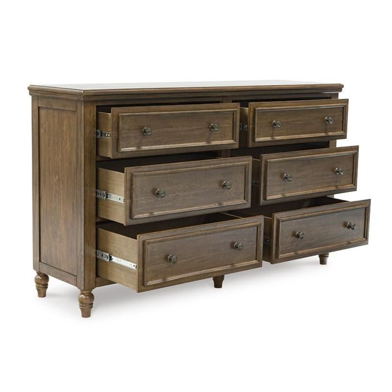 SM Sturlayne Wood 6-Drawer Double Dresser