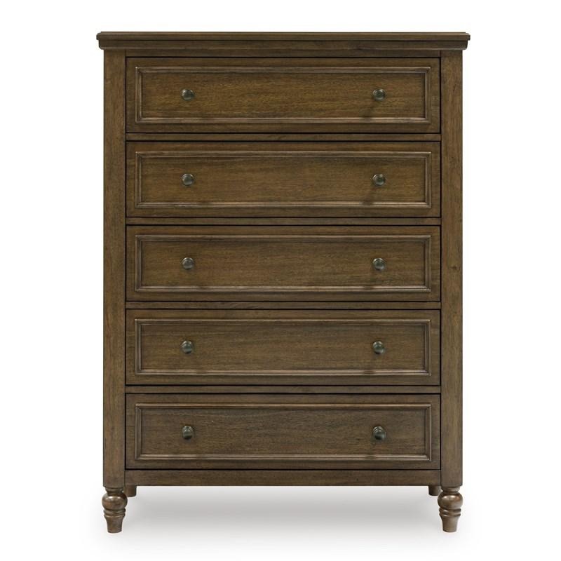 SM Sturlayne Wood Chest w/5 Drawers