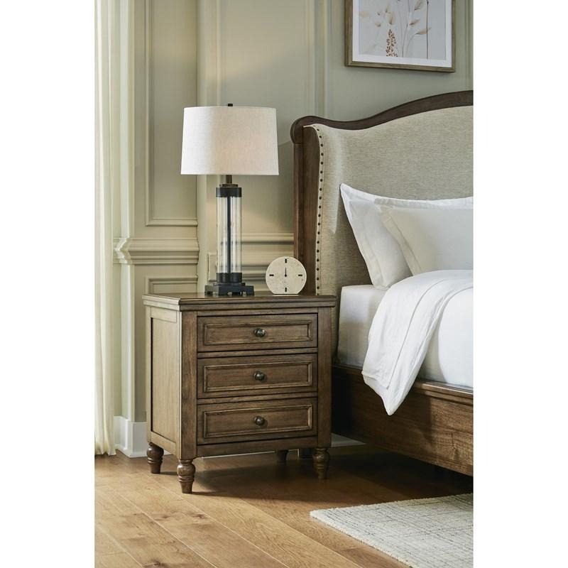 SM Sturlayne Wood Nightstand w/3 Drawers