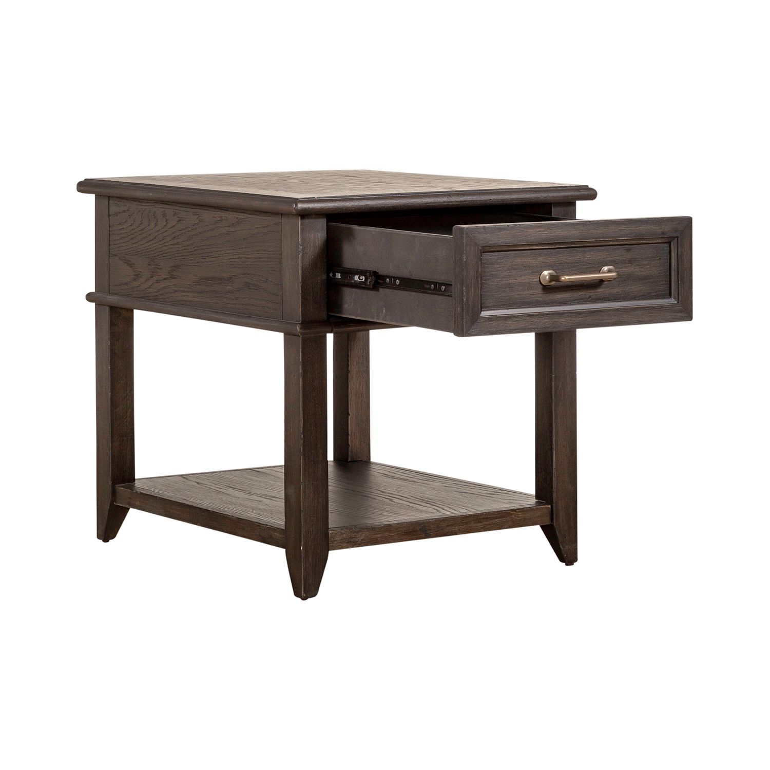 Mill Creek Rectangular Wood 1-Drawer End Table